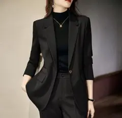 ブラックビジネススーツ 2点セット