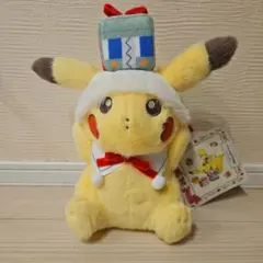 ピカチュウ ぬいぐるみ サンタ帽子付き