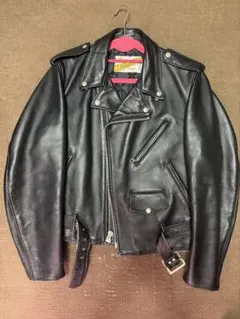 【米国製】美品40インチSCHOTT 618 ダブルライダース レザージャケットのサムネイル
