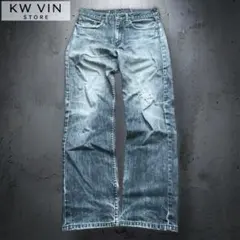 00s Levi's 505-09￤W32 L34￤先染めブラック デニム