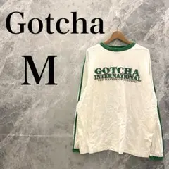 【美品】Gotcha ガッチャ ロンＴ トップス グリーン 綿100% メンズ