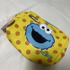セサミストリート　クッキーモンスター　ポーチ