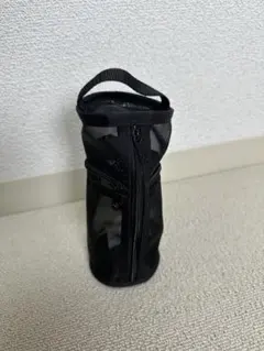 無印良品　立てられるペンケース　黒ナイロンジッパーペンケース