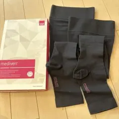 mediven cotton コットン 着圧レギンス Mサイズ 黒　つま先なし mediven cotton コットン 着圧レギンス M 黒 つま先なし 医療用 - メルカリ