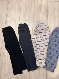 ユニクロ　90 レギンス4点