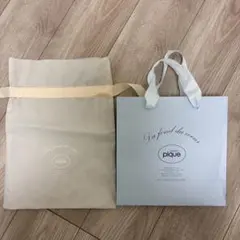 【gelato pique/ジェラートピケ】紙袋 ショップ袋 不織布付