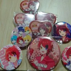 莉犬くん缶バッジ、カードグッズ20点