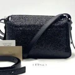 未使用級● Epoi エポイ ショルダーバッグ アタカマ エナメル ブラックのサムネイル