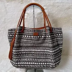 ロッティ様　　美品　IBIZA イビサ　猫柄　cat バッグ　A4 茶　レザー