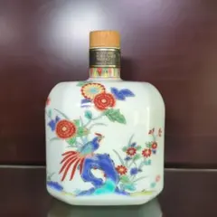 サントリーウイスキー 山崎ピュアモルト錦菊梅竹文有田焼陶器ボトル