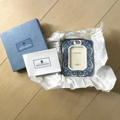 【未使用・箱付】ウェッジウッド ブルーエレファント フォトフレーム 写真立て廃盤