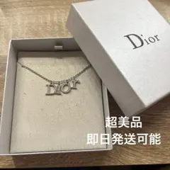 Dior クリスチャンディオール ネックレス 4連ロゴ シルバースイング