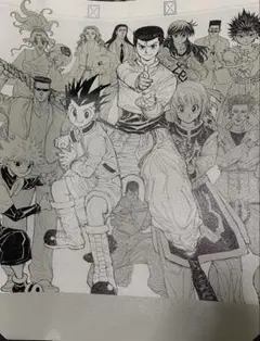 冨樫義博展　HUNTER×HUNTER 幽☆遊☆白書　ショッパー　バッグ