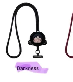 SKULLPANDA スマホストラップ Darkness ブラック