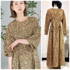 超美品23AW/URBAN RESEARCH ROSSフラワーワンピース花柄春