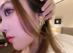 ☆美品☆Dior ディオール TRIBALES ピアス パール ゴールド