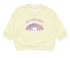 新品 サンリオマイメロディ　My Melody サガラ刺繍 トレーナー 80cm