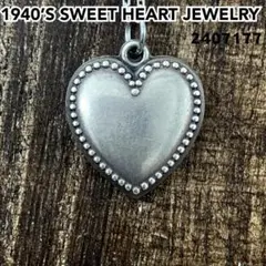 スウィートハートジュエリードット シルバー ヴィンテージネックレス NAVY 1