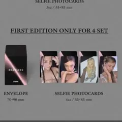 blackpink deadline ジス　ジェニ　ロゼ　リサ　トレカ