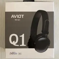 AVIOT WA-Q1 ノイズキャンセリング ワイヤレスヘッドホン折りたたみ 黒