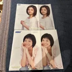 AOKI 上戸彩　クリアファイル 4枚セット　新品