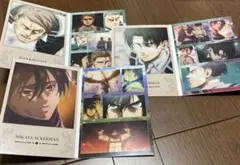 一番くじ　進撃の巨人 F賞　メモリアルカード ジャン　リヴァイ　ミカサ