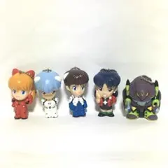 新世紀エヴァンゲリオン ミニソフビキーチェーン 5種セット
