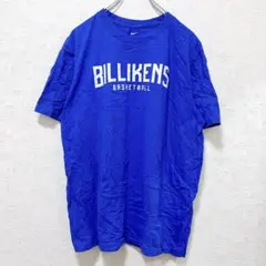 NIKE ナイキ ロゴ柄 Tシャツ クルーネック 半袖 L 青