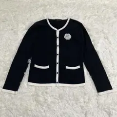 【美品】インゲボルグ INGEBORG カーディガン M カメリアアップリケのサムネイル