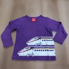 キッズ　子供服　オジコ　4A　新幹線　長袖Tシャツ　100