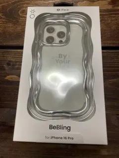 新品未使用iPhone16proシルバー iface BeBling