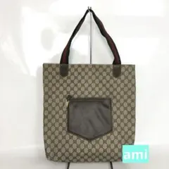 GUCCI グッチ GGキャンバス トートバッグ シェリーライン レディース