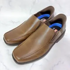 Skechers Slip-ins Memory Foam 革靴 軽量 ブラウンのサムネイル
