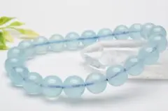 モザンビーク産 アクアマリン　9mm　天然石ブレスレット パワーストーン