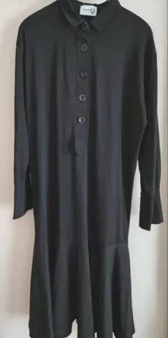 シッコス シャツロングワンピ フレア Aライン オーバーサイズ 韓国系 古着