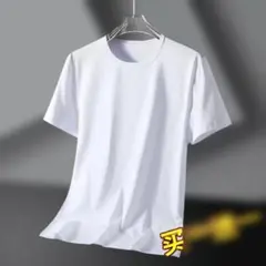 シンプル クルーネック Tシャツ ホワイト