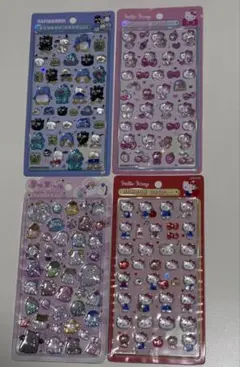 ボンボンドロップシール サンリオ オバケーヌ ハローキティ はぴだんぶい4セット