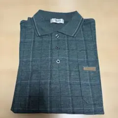 【着やすい！】K. GROVE チェック柄ポロシャツ Mサイズ