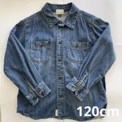 キッズ120cm エフオーキッズ　デニムシャツ