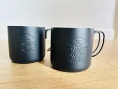 【ギフト袋付】Starbucksステンレスマグブラック355ml 2個セット