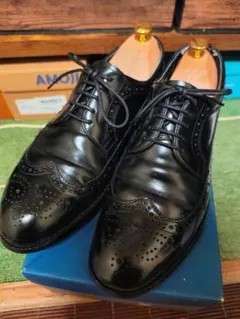 美品】ケンフォード K108 タッセルローファー 24.5cm ウィングチップ 
