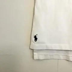 【現行QRタグ★人気裾刺繍ポニー★未使用に近い】ポロバイラルフローレンポロシャツ