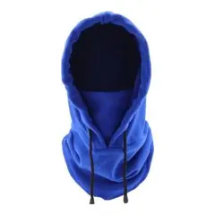 3Way フードウォーマー ネックウォーマー 防寒具 ブルー