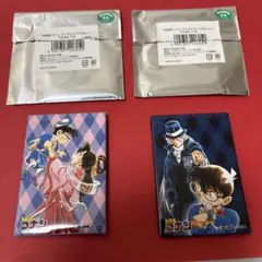 コナンランド　ランダムスクエア缶バッジ　コナン　ジン　毛利蘭