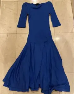 Ralph Lauren 青 ドレス XS