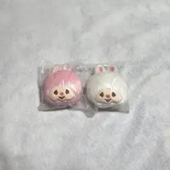 モンチッチ フェイスぬいぐるみ チムたん ピンク ホワイト