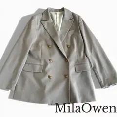 Mila Owen ミラオーウェン　テーラードジャケット　金ボタン　ベージュ