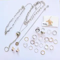 未使用品　美品　アクセサリー 24点セット SHEIN アリエク　まとめ売りのサムネイル