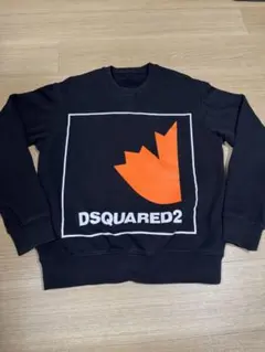 DSQUARED2 ロゴプリント クルーネック トレーナー