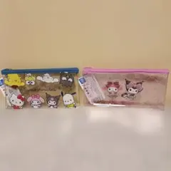 サンリオ　キャラクター　ラメポーチ　2個セット